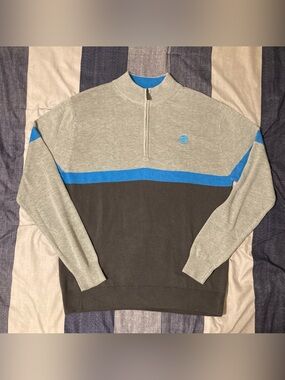 AT&T Mens 1/4 Zip Pullover Sweater Sz XL